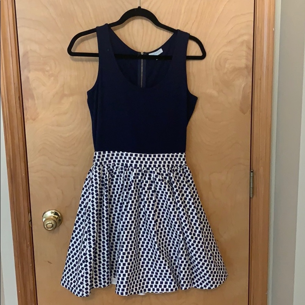 Fit and flare midi dress
